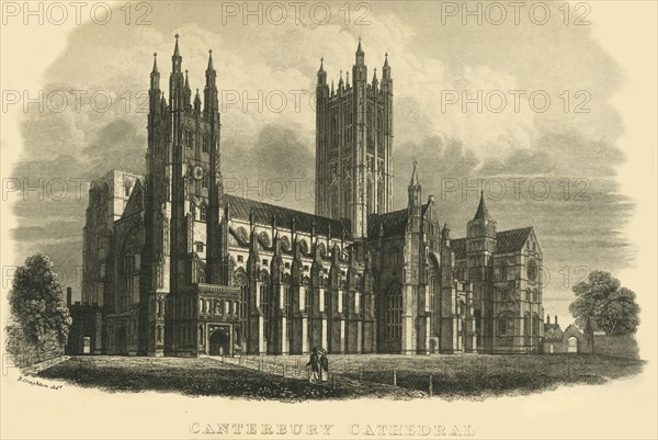 'Canterbury Cathedral', early-mid 19th century. Creator: Unknown.