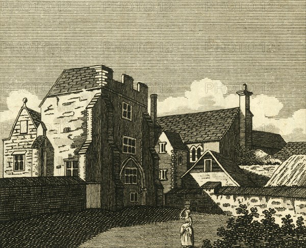 'The Archbishop's Palace Great Hall, at Canterbury', c1786. Creator: Unknown.