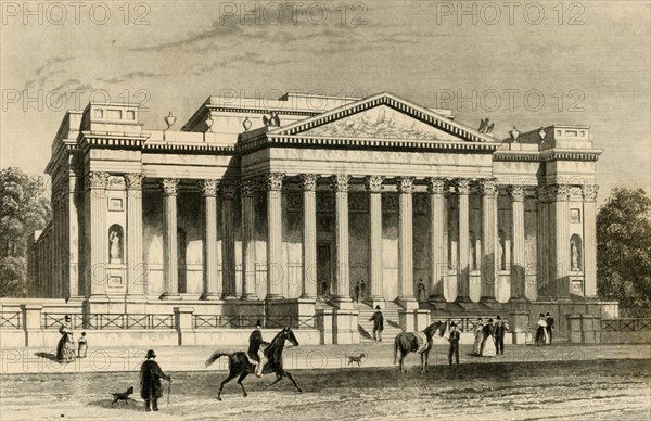 'The Fitzwilliam Museum, Cambridge', c1835. Creator: Unknown.