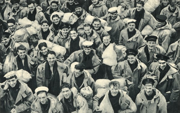 'The Spirit of the Ark', - sailors of the Royal Navy, c1942.  Creator: Unknown.