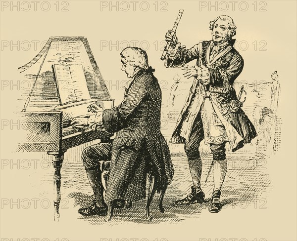 'The King exclaimed repeatedly, "Only one Bach! Only one Bach!" ', (1907). Creator: Unknown.