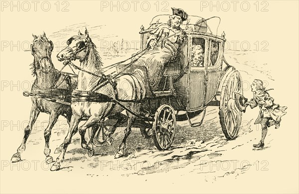 'He called to the coachman to stop', (1907). Creator: Unknown.