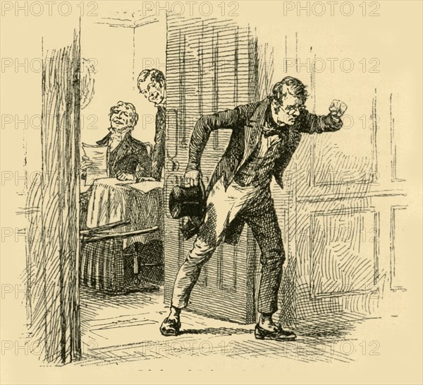 'Schubert fled from the room', (1907). Creator: Unknown.