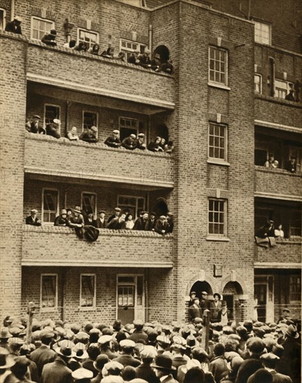 Tenants' rent strike, Peckham, south east London, 1931, (1933).  Creator: Unknown.