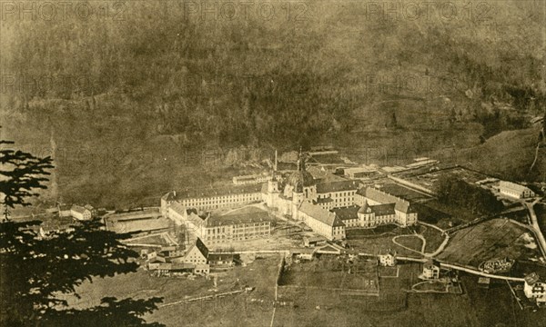 Ettal Abbey from the north slope, Bavaria, Germany, c1922.  Creator: Unknown.