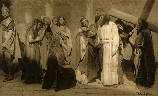 Episode on the Way of the Cross, 1922.  Creator: Henry Traut.