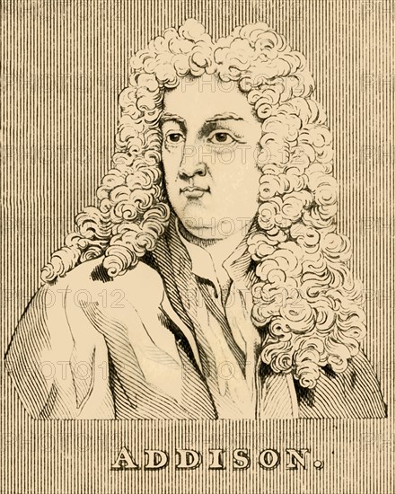 'Addison', (1672-1719), 1830. Creator: Unknown.