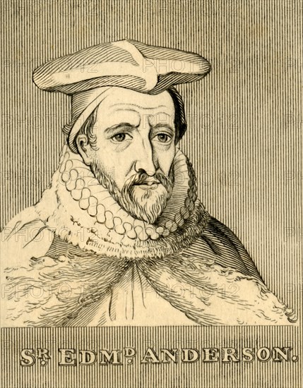 'Sir Edmund Anderson', (1530-1605), 1830. Creator: Unknown.