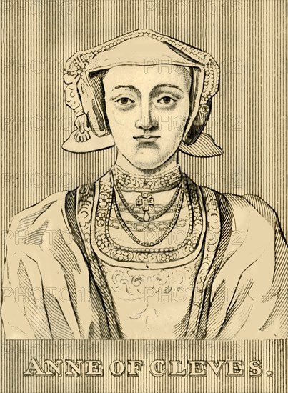 'Anne of Cleves', (1515-1557), 1830. Creator: Unknown.