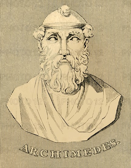 'Archimedes', (c287-212 BC), 1830. Creator: Unknown.