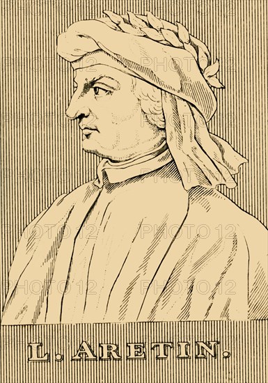 'L. Aretin', (1370-1444), 1830. Creator: Unknown.