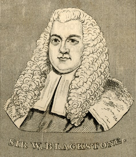 'Sir William Blackstone', (1723-1780), 1830. Creator: Unknown.