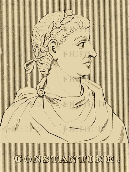 'Constantine', (272 - 337 AD), 1830. Creator: Unknown.