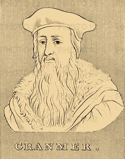 'Cranmer', (1489-1556), 1830. Creator: Unknown.