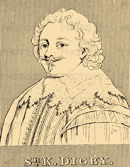 'Sr. K. Digby', (1603-1665), 1830. Creator: Unknown.