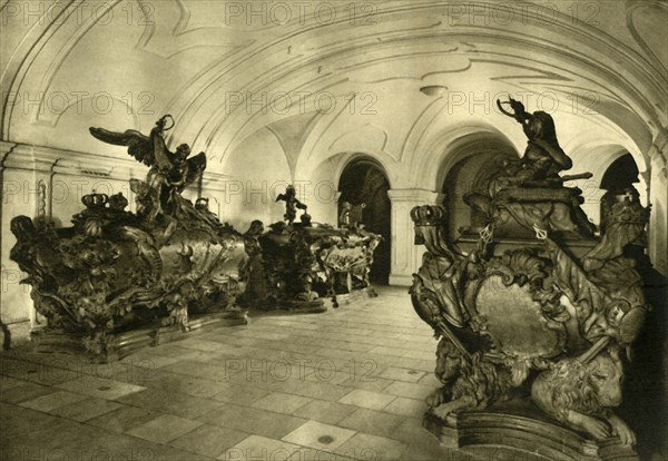 Vault of the Hapsburgs in the Capuchin Church, Vienna, Austria, c1935.  Creator: Unknown.