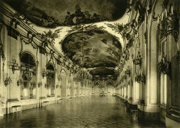 The Great Gallery, Schönbrunn Palace, Vienna, Austria, c1935. Creator: Unknown.