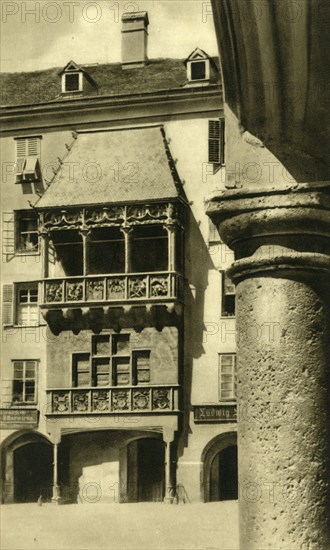 The Goldenes Dachl, Innsbruck, Tyrol, Austria, c1935.  Creator: Unknown.