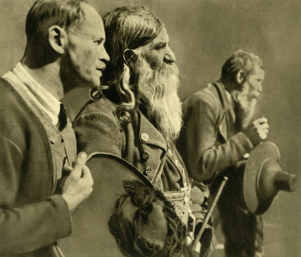 Riflemen praying, Tyrol, Austria, c1935. Creator: Unknown.