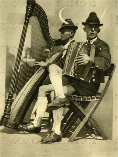 Musicians, Tyrol, Austria, c1935.  Creator: Unknown.