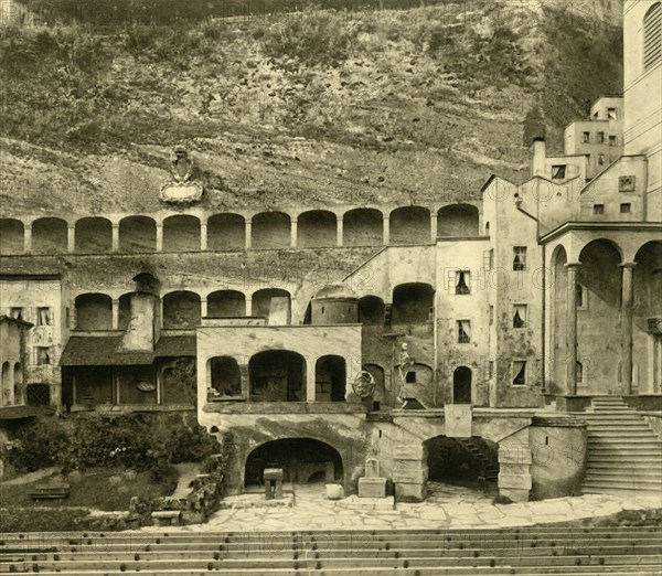 'Faust Town' in the Felsenreitschule, Salzburg, Austria, c1935.  Creator: Unknown.