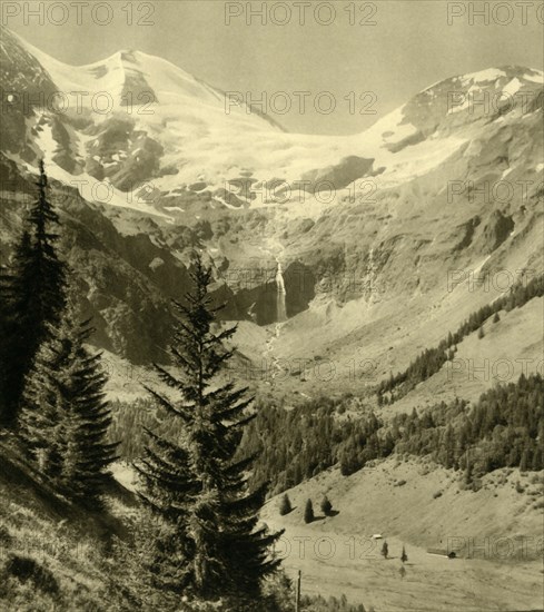 Waterfall at Käfertal in Ferleiten, Austria, c1935. Creator: Unknown.