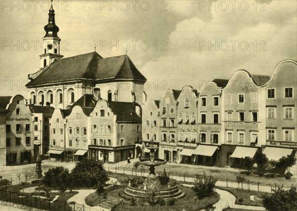 The Church of St George, Schärding am Inn, Upper Austria, c1935.  Creator: Unknown.