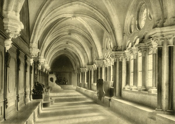 Cloisters, Heiligenkreuz Abbey, Lower Austria, c1935. Creator: Unknown.