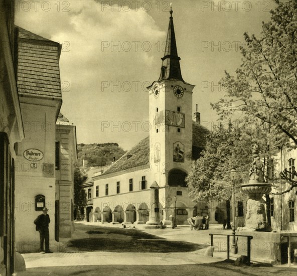 Town hall, Gumpoldskirchen, Mödling, Lower Austria, c1935.  Creator: Unknown.