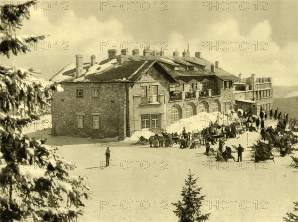 Cable car station, Rax Mountains, Lower Austria, c1935. The Creator: Unknown.