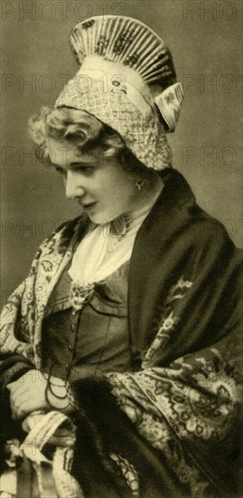 Woman in traditional costume, Lower Austria, c1935.  Creator: Unknown.