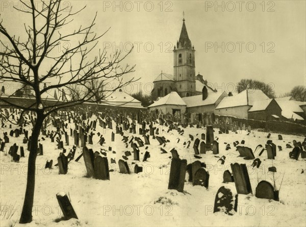 Jewish cemetery, Mattersburg, Burgenland, Austria, c1935. Creator: Unknown.