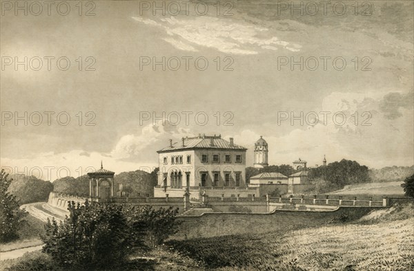 'The Park, Brighton', 1835. Creator: Henry Alexander Ogg.