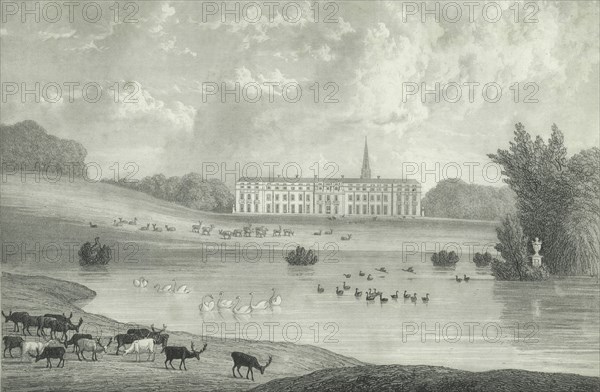 'Petworth Park', 1835. Creators: Unknown, William Westall.