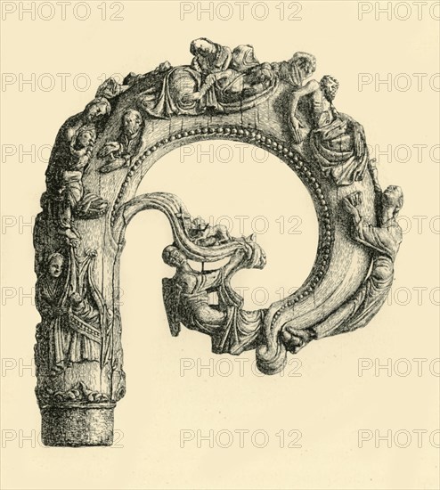 The St Nicholas Crozier, mid 12th century, (1881).  Creator: A A Bradbury.