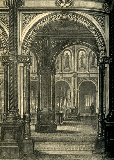 'Central or Loan Court, South Kensington Museum', c1860s, (1881).  Creator: John Watkins.