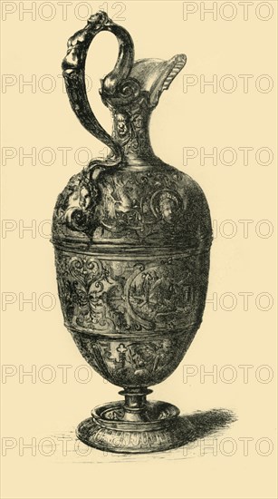 Pewter ewer, 1580-1600, (1881). Creator: W. W. McCarty.