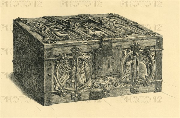 Casket, c1400, (1881). Creator: Frederick Albert Slocombe.