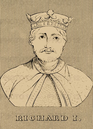 'Richard I', (1157-1199), 1830. Creator: Unknown.