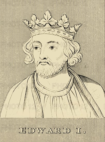 'Edward I', (1239-1307), 1830. Creator: Unknown.