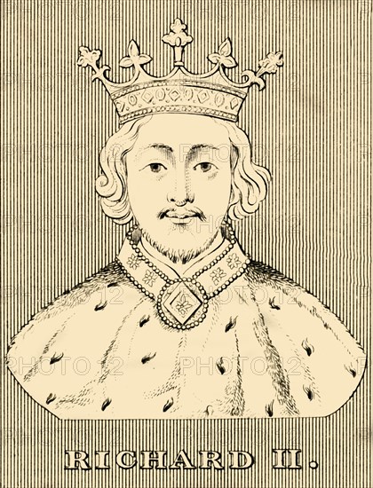 'Richard II', (1367-1400), 1830. Creator: Unknown.