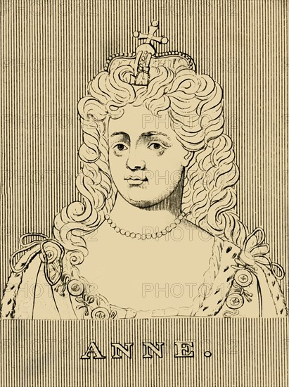 'Anne', (1665-1714), 1830. Creator: Unknown.