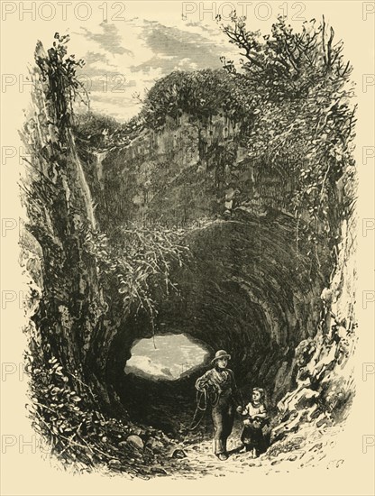 'Cave at Pegwell Bay', 1898. Creator: Unknown.