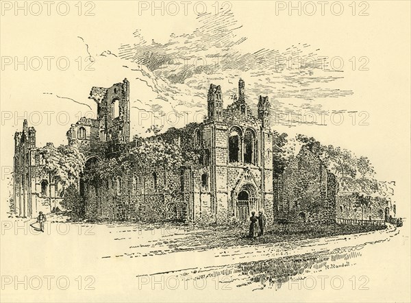 'Kirkstall Abbey', 1898. Creator: Unknown.