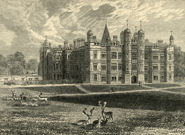 'Front of Burghley House', 1898. Creator: Unknown.