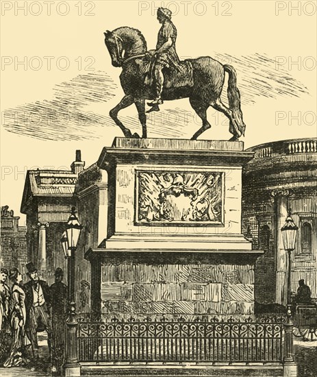 'The Statue of William III', 1898. Creator: Unknown.