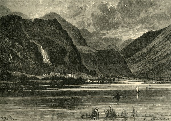 'Derwentwater, Looking Towards Borrowdale', 1898. Creator: Unknown.