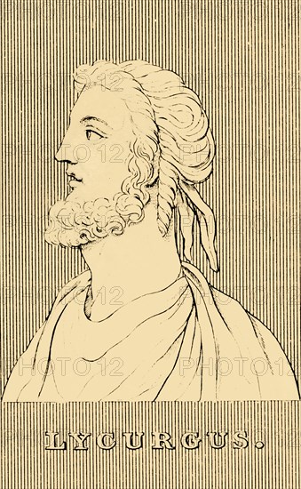 'Lycurgus',  (fl c820 BC), 1830. Creator: Unknown.