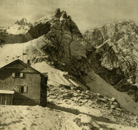 Karlsbaderhütte, Lienz Dolomites, Austria, c1935. Creator: Unknown.