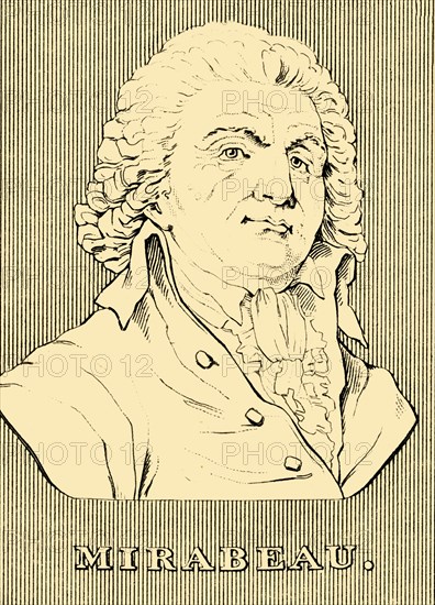'Mirabeau', (1749-1791), 1830. Creator: Unknown.